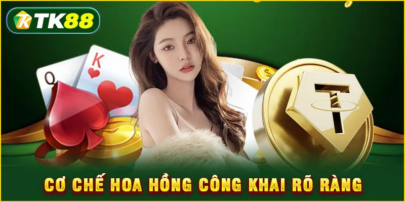 Cơ chế hoa hồng công khai rõ ràng