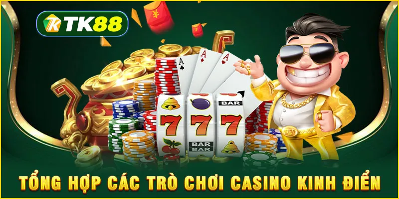 Sexy AE - Sảnh Casino độc quyền số 1 châu Á tại TK88 5 Tổng hợp các trò chơi casino kinh điển