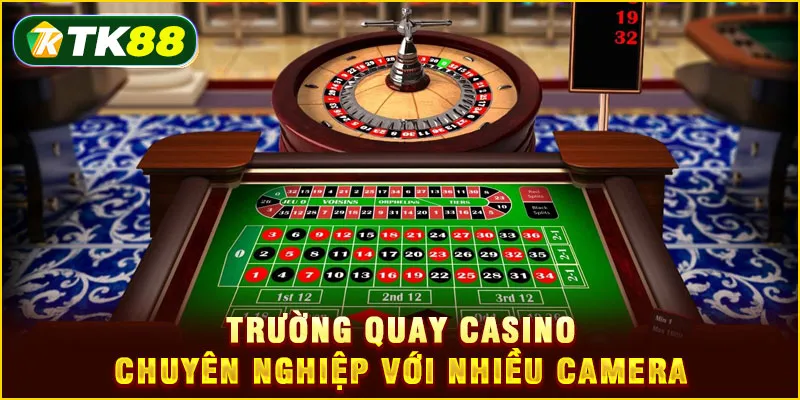 EVO Live Casino - Trải nghiệm Casino chân thực với Dealer thật 4 Trường quay casino chuyên nghiệp với nhiều camera